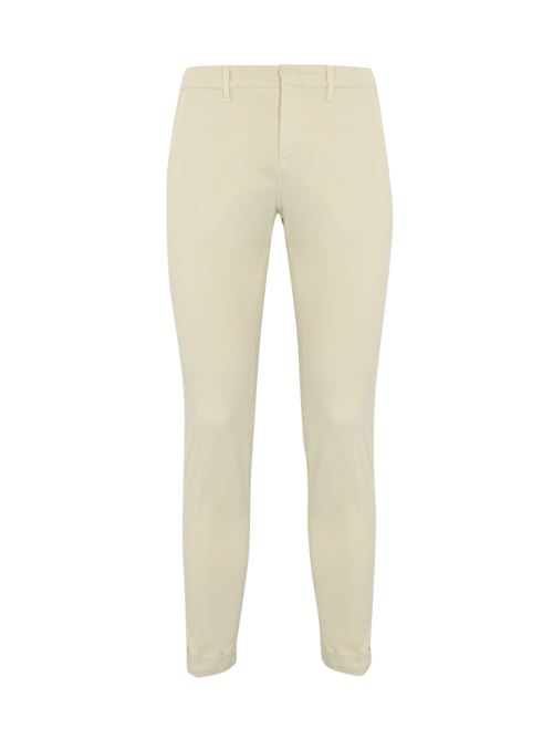 Pantalone in gabardine di cotone beige FAY | NTM8649187T QGGC002